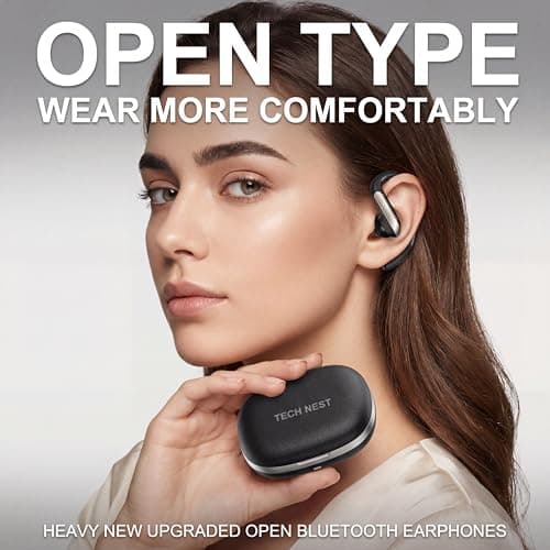 Tech Nest AI Translation Earbuds Real Time, 159 Languages, Audifonos Traductores Inglés Español, Translator Earbuds for iPhone & Android,3-in-1 Bluetooth Headphones for Travel, Business (Purple) — view 4