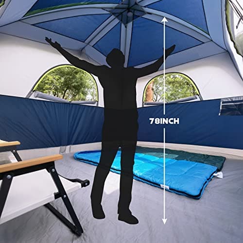 UNP 6 Man tent, Large Family Tent for Camping Stand Up — view 3