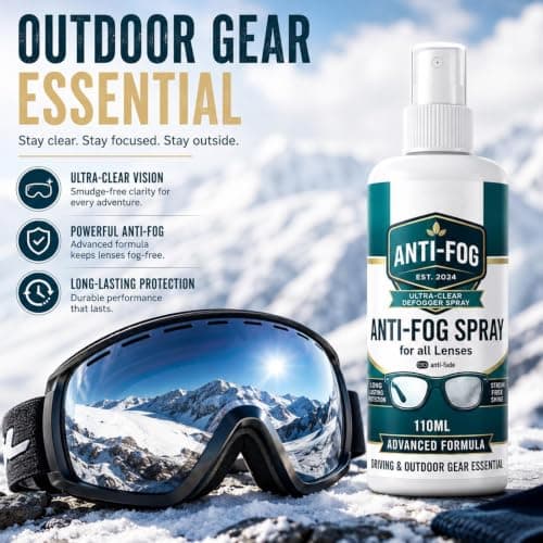 Swim Goggle Anti Fog Spray Streak-Free Quick-Dry Eyeglass Cleaner — view 4