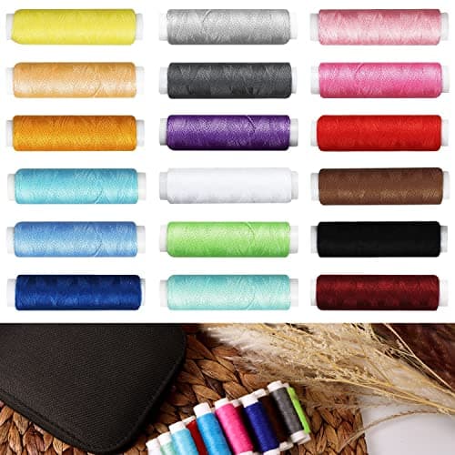 JUNING Travel Sewing Kit Portable Sewing Supplies Accessories for Adults, Beginner, Home, Emergency, Including Needle and Thread kit, Scissors,Tape Measure, Seam Ripper (B-Nomal) — view 5