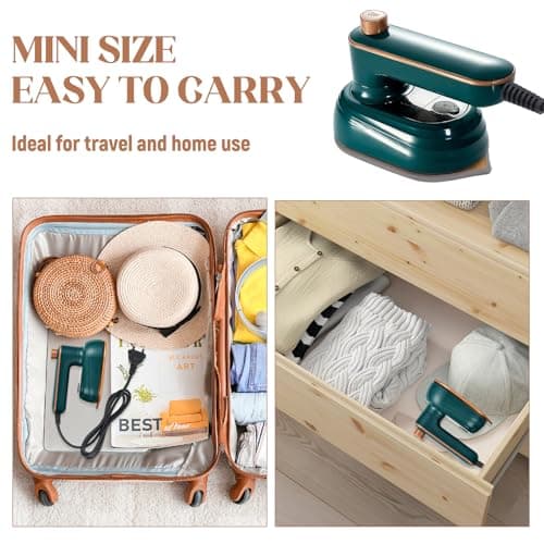 GothicBride Travel Iron Mini, Steam Iron Foldable — view 3