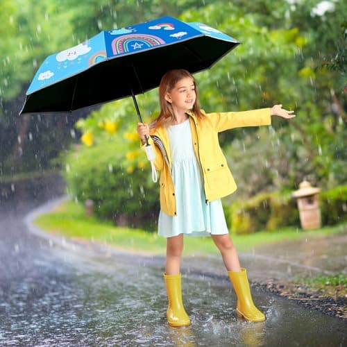 alldomess Kids Automatic Umbrella，Folding Umbrella for Girls & Boys — view 6