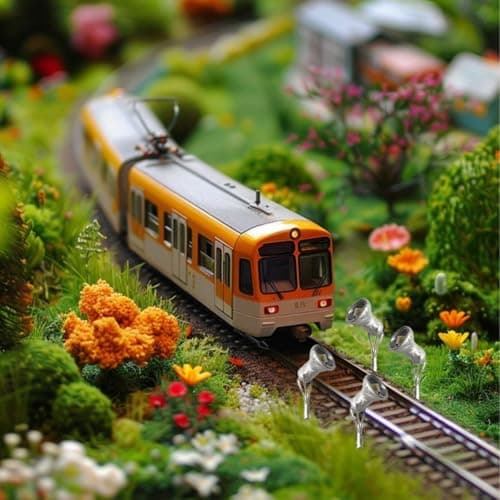 5 Pack HO Scale LED Spotlight Projector for Model Railroad Street Lamp — view 3