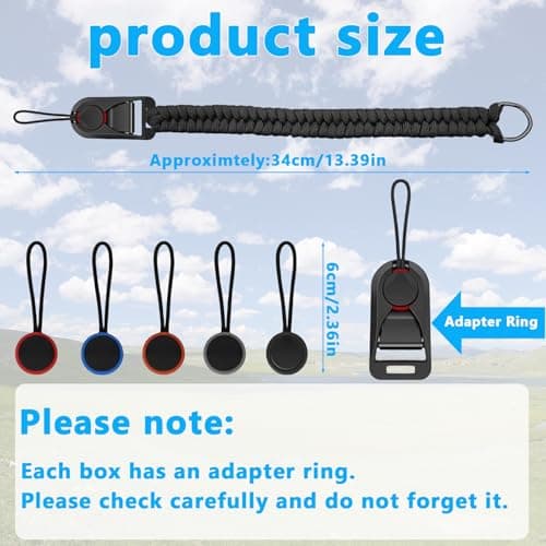 Black Fast Camera Strap with 4 Color Quick Release Buckle for Photographers — view 2