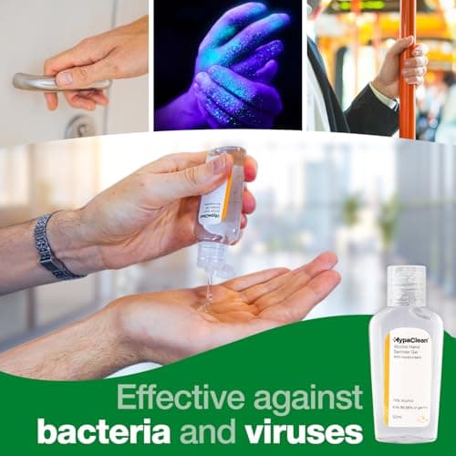 Safety First Aid HypaClean Pack of 6 Antibacterial Alcohol Hand Gel, 50ml — view 2