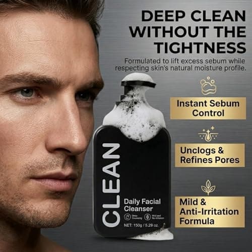 3PCS Skin Care Set for Men,Mens Gift Set,Hydrating Face Cream — view 4