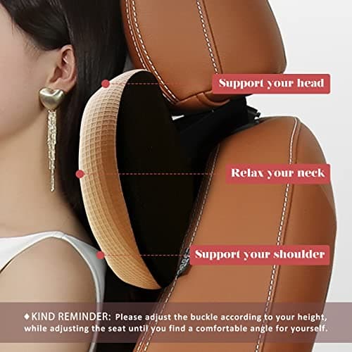 Super Comfy Car Headrest Pillow, Softness Car Pillow for Neck Pain Relief — view 3