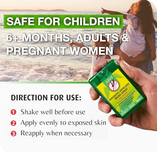 THEYE Mosquito Repellent Spray + Cream Travel Size Pack - Natural Insect Repellent Spray & Cream with No Deet, Preservatives or Other Chemicals, for Kids & Sensitive Skin (75ml Lotion + 18ml Spray) — view 6