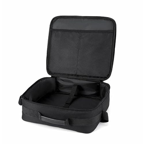 BaotyJie Projector Carrying Case Projector Storage Bag,Large Capacity Polyester Universal Sturdy Black Adjustable Strap Organizer Bag — view 5