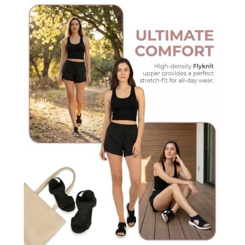 Nuoke Walking Sandals, Sandals for Women 2026 Orthopedic Sandals Women with Arch Support Summer Slip Ladies Wide Fit Walking Slip Casual Slide Sport Shoes Khaki 5 — view 2