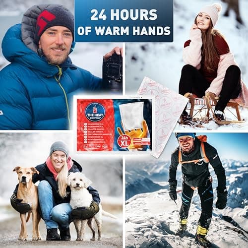 THE HEAT COMPANY Handwarmer XL - 10 Pieces - EXTRA WARM - XL Hand Heat Pad - 24 Hours Warm Hands - Instant Heat - Air Activated - Purely Natural — view 4