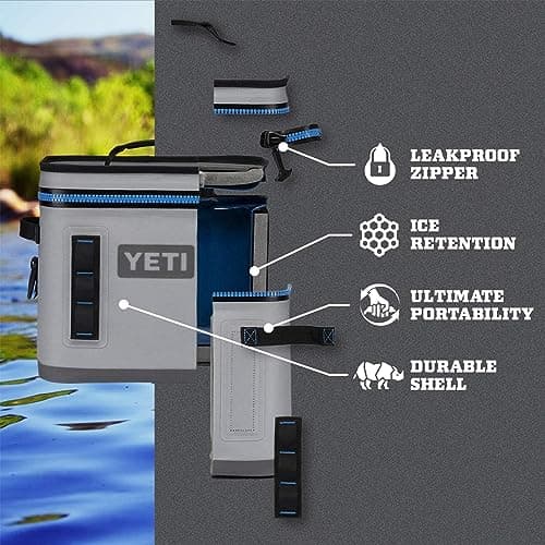 YETI Hopper Flip 8 Cool Bag, Navy — view 5