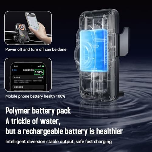 Wireless Phone Charger for Car 15W Fast Charging Automobile Bracket — view 6