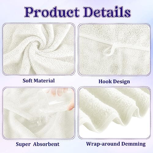 24 Pcs Bathroom Towel Set Bath Towels Bulk Include Hand Towels Washcloths Bath Towels Set Microfiber Coral Velvet Absorbent Towels for Bath Fitness, Bathroom, Sports, Yoga, Travel (Multicolor) — view 3