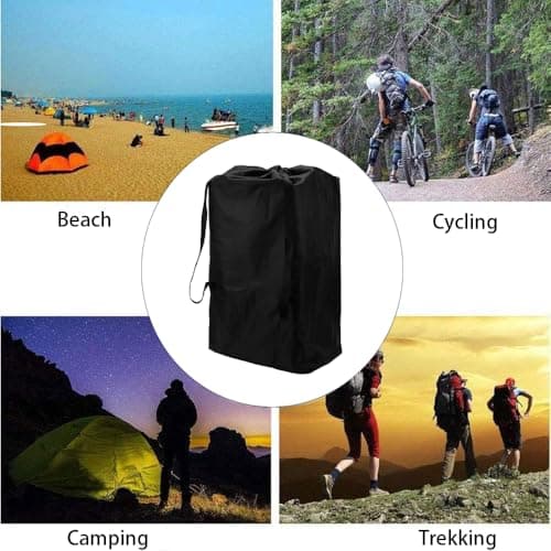 Stroller Bag for Airplane, Buggy Bag with Large Capacity, Stroller Bag for Travel Storage, Protective Cover for Stroller Transport, Dimensions 95 x 58 cm, Ideal for Air Travel and Outdoor Adventures — view 6