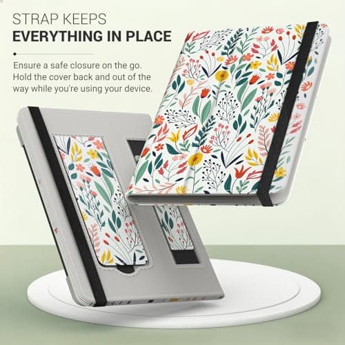MoKo Universal Case for 6 inch kindle eReaders and Tablets, Flowers — view 6