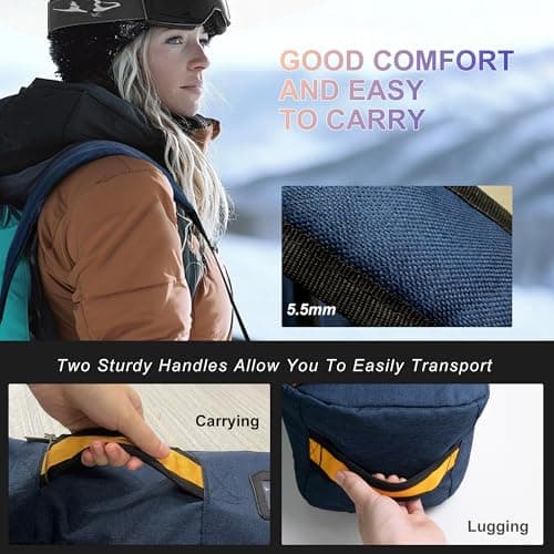 Unigear Padded Ski Snowboard Bag for Air Travel, Water-Resistant 165/175cm — view 4