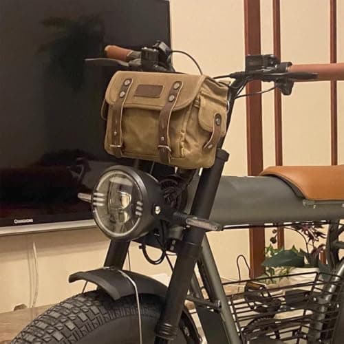Motorcycle Bag – Heavy Duty Waxed Canvas Tail Side Pack for Motorbikes — view 4