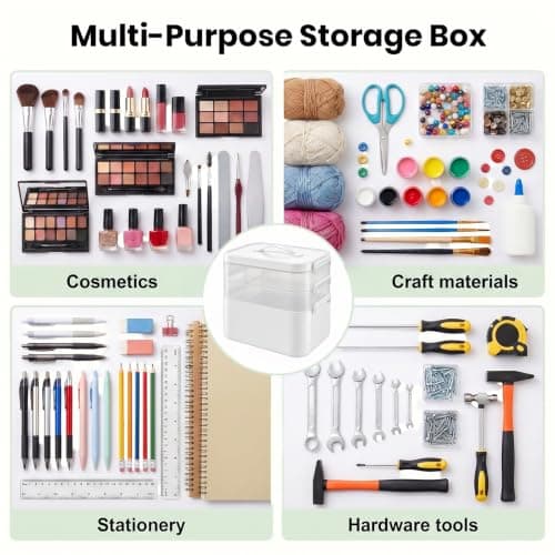 Stidyzo Medicine Storage Box, 3-layer Stackable Storage Box — view 4
