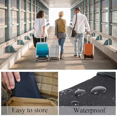 YILUXIANGYANG Drawstring Bag, Large Capacity PE Bags with Front Pocket Waterproof Drawstring Backpack for Women/Men Beach School Swimming Outdoor Sports Travel Yoga (Black, 1 Pc) — view 4