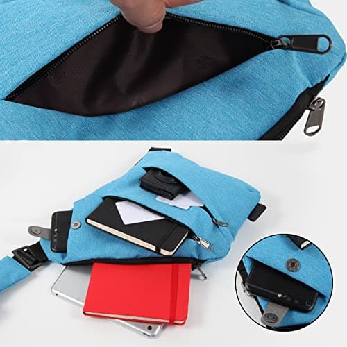 Ovecat Unisex Anti Theft Sash Sling Crossbody Bag — view 6