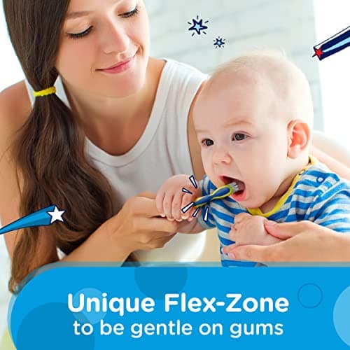 Aquafresh Milk Teeth Baby Toothbrush, Extra Soft, Ages 0-2, Assorted — view 5
