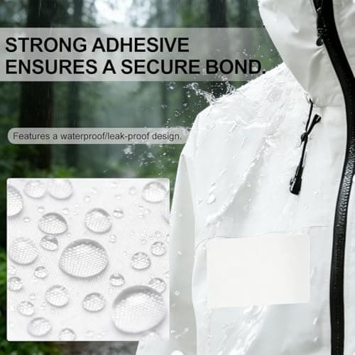 Nylon Fabric Patch 200cm x 10cm Waterproof Tent Repair Tape (White) — view 4