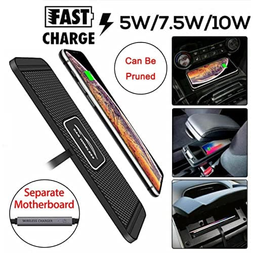 TKSE Caricatore Wireless, Fast Charging Mat, Cell Phone Wireless Chargers — view 3