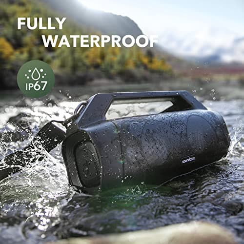 soundcore Anker Motion Boom Plus Bluetooth Speaker, Portable Speaker with 80W Booming Sound, IP67 Waterproof and Dustproof, Type-C, Custom EQ, Bluetooth 5.3, Outdoor Speaker For Camping — view 4