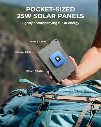 BigBlue Portable 25W Solar Charger [Pocket-Size] IP68 Waterproof — view 5