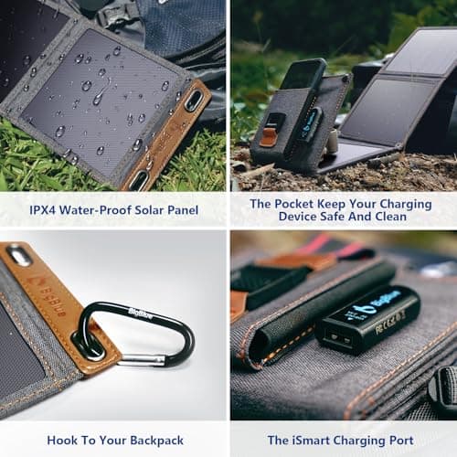BigBlue 14W Solar Panels with USB(5V/2.4A), IPX4 Waterproof — view 5