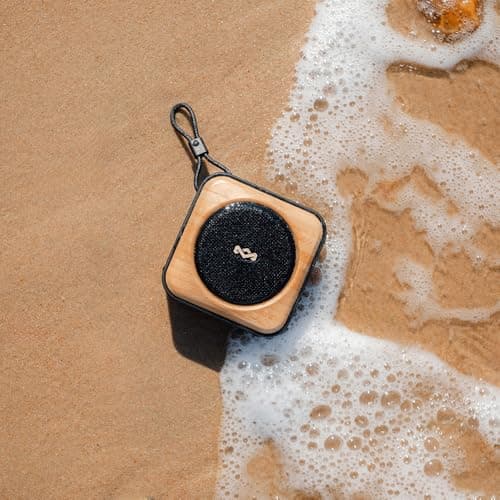 House of Marley Roots Bluetooth Speaker - Small Portable, IP67, Black — view 5