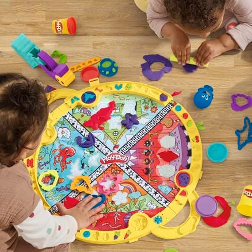 Play-Doh Fold and Go Playmat Starter Playset for Toddlers, Non-Toxic Modelling Compound Set, Creative Toys for 3+ Year Old Kids — view 5