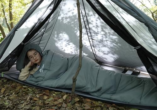 Nature Link Lightweight Mummy Sleeping Bag, Nylon Shell and Lining, Waterproof, Roomy Mummy Sleeping Bag, Great for 3-4 Season Outdoor Backpacking, Hiking, Camping, for Adults and Kids — view 6