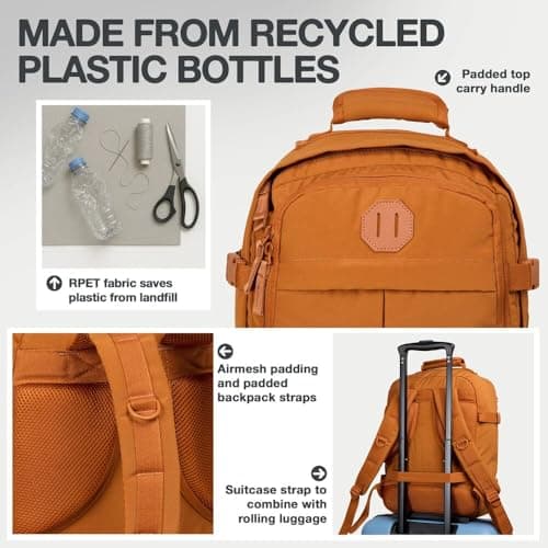 Cabin Max Ryanair Cabin Bags 40x30x20 Underseat Bag - Travel Backpack 24L — view 4