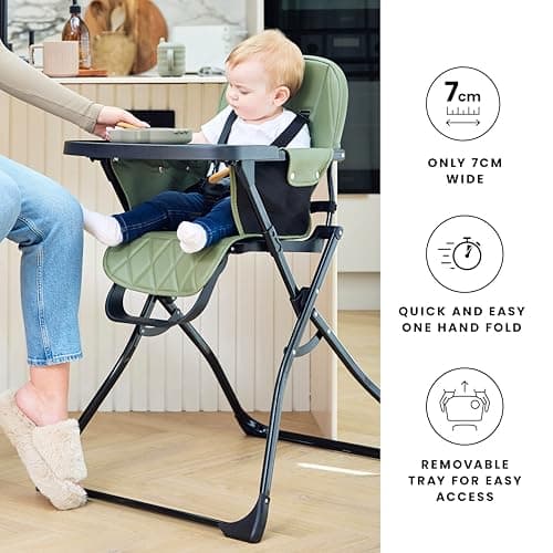 Ickle Bubba Flip Magic Fold Highchair (Sage Green) — view 5