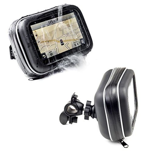 Motorcycle Handlebar Bike Mount Holder With Waterproof Case For Garmin Nuvi 2595LMT 2585TV 2545LMT 2545 2515LT 2515 2595LM GPS Sat Nav