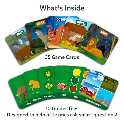 Skillmatics Guess in 10 Junior – Animal Kingdom, Board Games, Gift for Kids — view 2