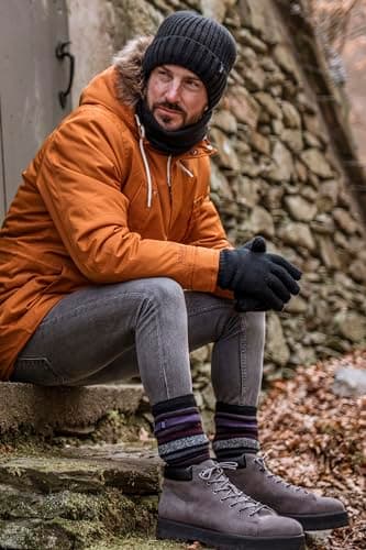 HEAT HOLDERS - Men's Thermal Winter Neck Warmer - 2.6 tog - One size (One Size, Black) — view 5