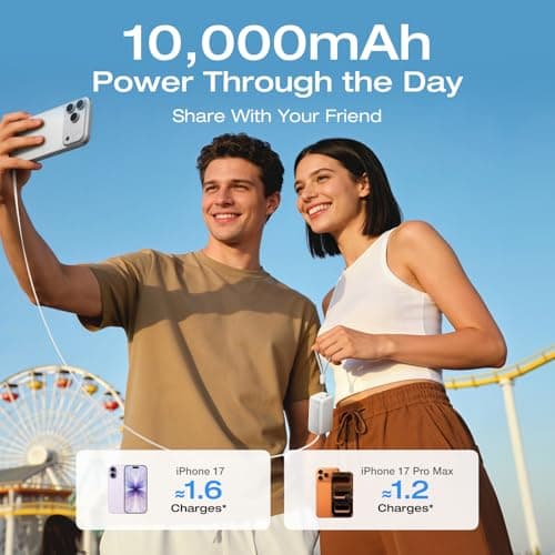 EcoFlow Power Bank 10000 mAh 45 W with 70 cm Integrated Retractable Cable — view 5