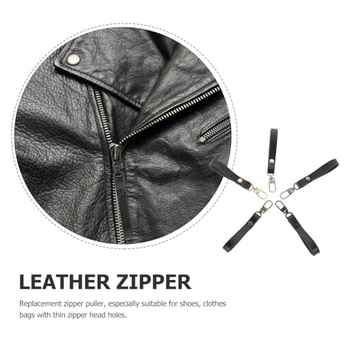 5 Pack Black Zipper Head Repair Kit for Bags, Suitcases — view 3