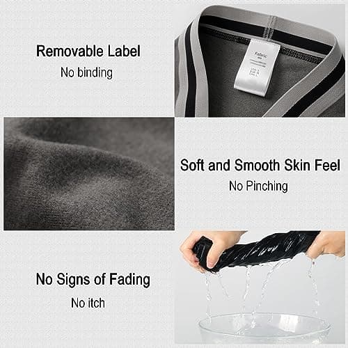 Nuofengkudu Mens Thermal Boxer Briefs Long Leg Y Fronts Open Fly Pouch Soft Warm Underwear Bulge Support Stretch Waistband Winter Male Underpants Casual Sleep A 4 Pack Black XL — view 5