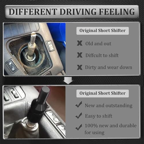 FYHJNC Car Gear Shift Knob Adapter, M12x1.25 Universal Gear Knob Adapter, Upgraded Aluminum Gear Stick Shifter Adapter with 4 Fittings 8mm 10mm 11mm 12mm for Non Threaded Shift Knob-Black — view 6