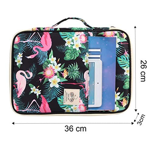 JAKAGO A4 Document Case, Multi-Pocket Portfolio Folder, Travel Portfolios — view 2