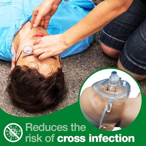 Safety First Aid HypaGuard Pocket CPR Face Mask for Resuscitation — view 4