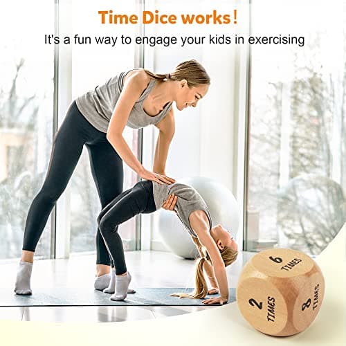 Homotte Wooden Yoga Dice Set for Kids — view 5