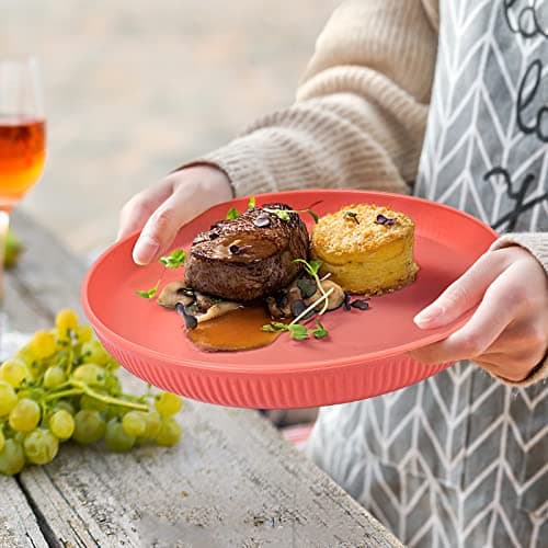 RHM 48Pcs Dinner Set for 4 - Camping Picnic Plates Bowls and Cutlery Set — view 5
