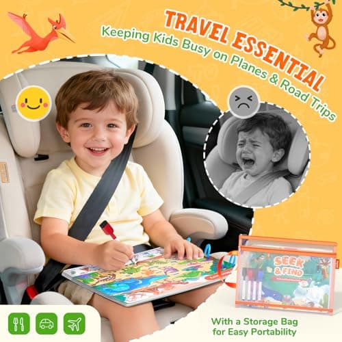 JoyCat Seek & Find Game Book Animal Preschool Learning Activity for 3-5 — view 3