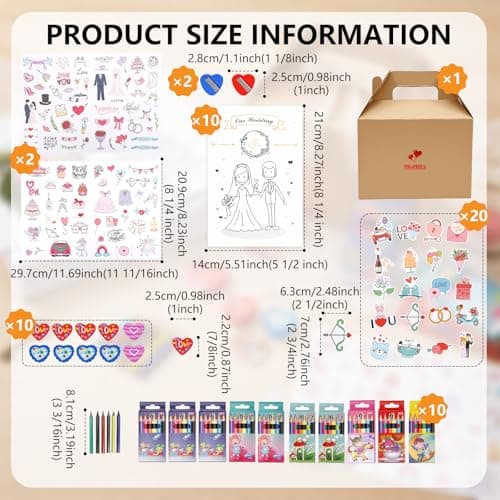 Eyoulife Kids Wedding Activity Packs for 10 Children — view 2