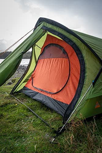 Vango Hydra 200 Lightweight 2 Man Tent for Hiking, Trekking, Camping, 5000mm HH, Semi-Geodesic Design with Alloy Poles, Pine — view 5